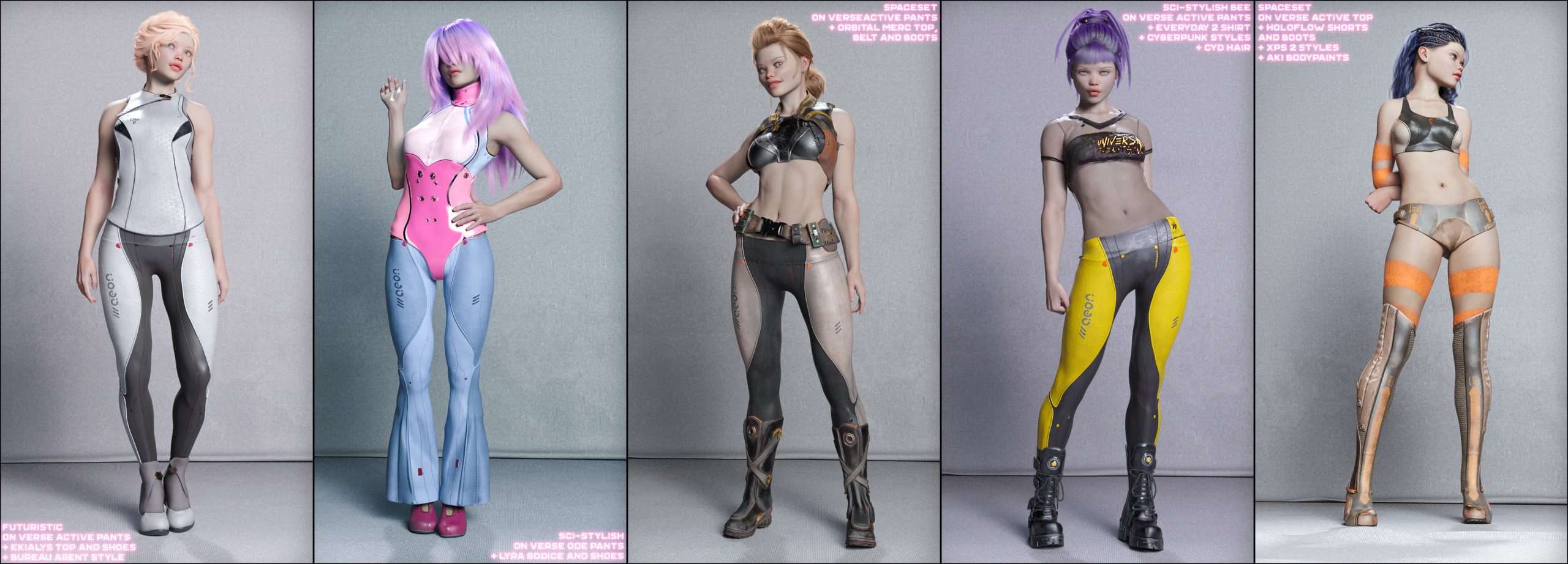 图片[1]-[daz材质] 运动风格Verse服装调整-DAZ爱好者