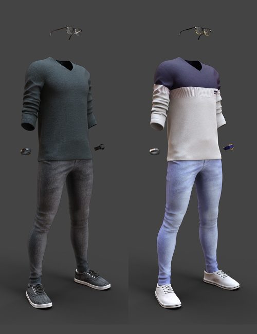 图片[5]-[daz服装] Metropolitan Fashion for Genesis 8.1 Males-DAZ爱好者