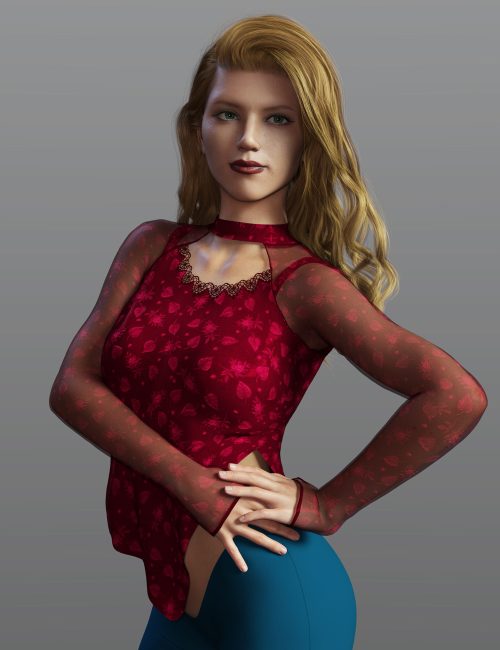 图片[2]-[daz服装] Urban Glam Outfit for Genesis 8 and 8.1 Females-DAZ爱好者