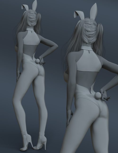 图片[2]-[daz服装] Pretty Bunny Outfit for Genesis 8 and 8.1 Females-DAZ爱好者