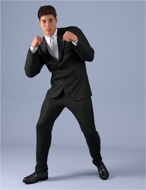 图片[2]-[daz服装] dForce HnC 3Button Suit Outfits for Genesis 8.1 Males-DAZ爱好者