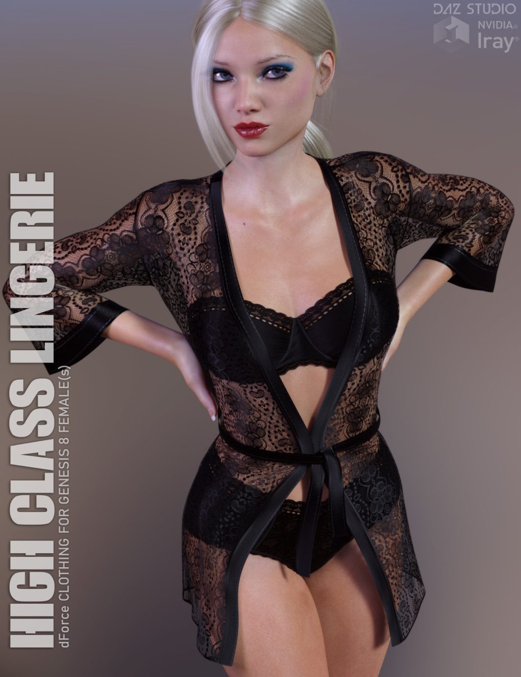 [daz服装] High Class Lingerie for Genesis 8 Females