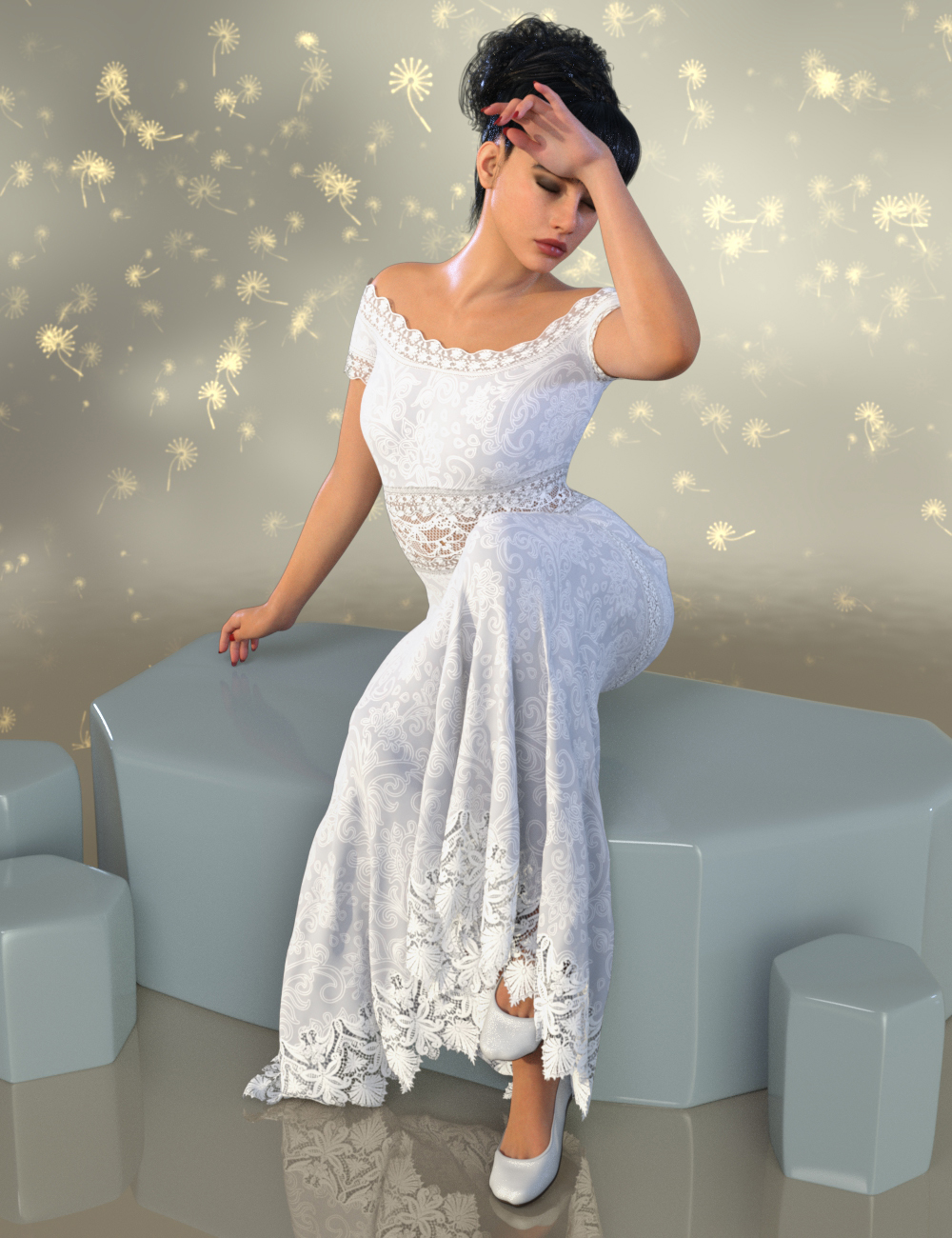 [daz服装] dForce 亚历克西斯装束 for Genesis 9-DAZ爱好者