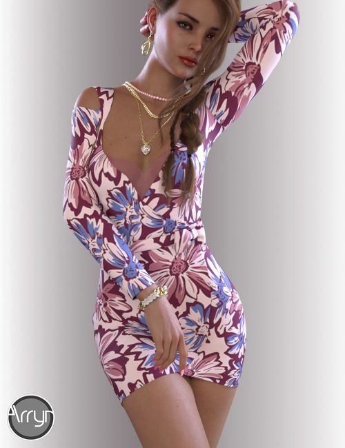 [daz服装] dForce Zoe Outfit for Genesis 8.1 Females-DAZ爱好者