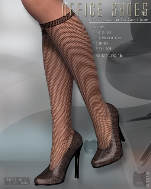 [daz服装] 正装鞋-DAZ爱好者