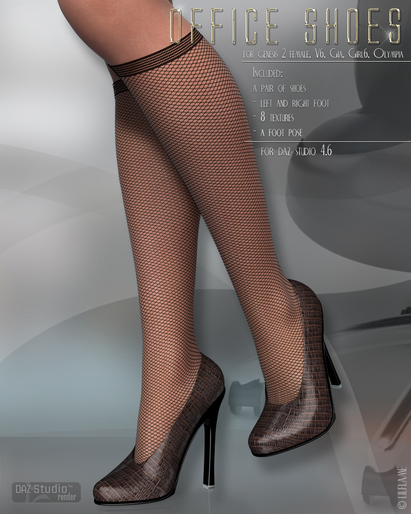 [daz服装] 正装鞋-DAZ爱好者