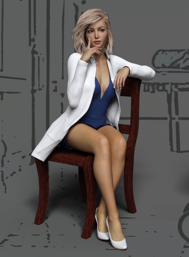 [daz服装] 医生制服-DAZ爱好者