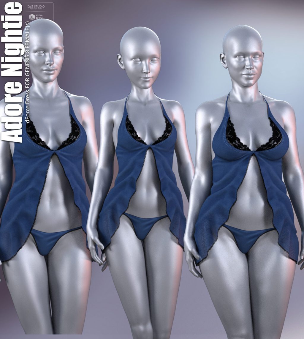 图片[2]-[daz服装] dForce Adore Nightie for Genesis 8 Females-DAZ爱好者