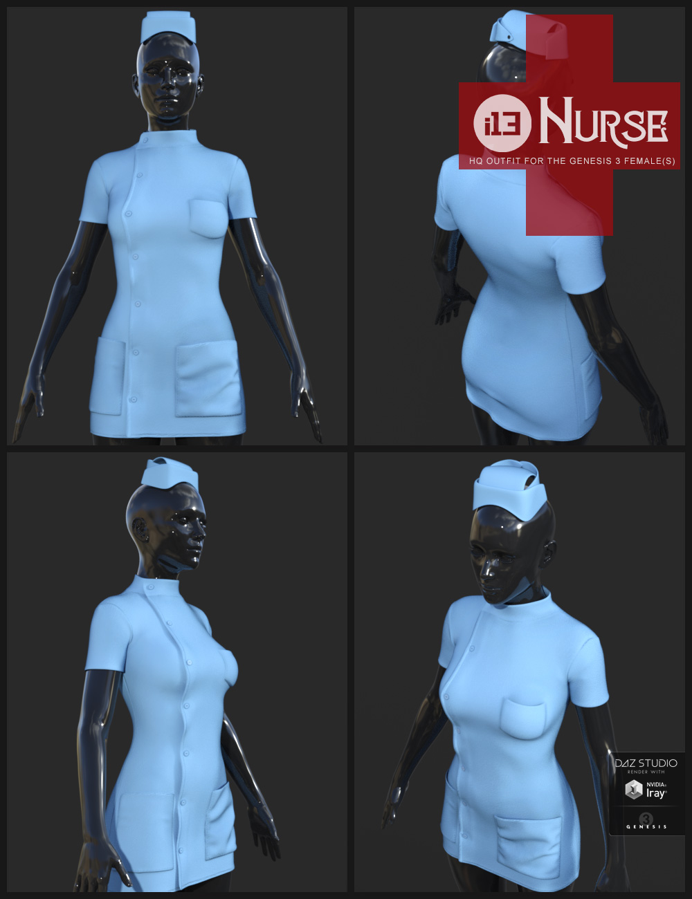 图片[2]-[daz服装] i13 护士装-DAZ爱好者