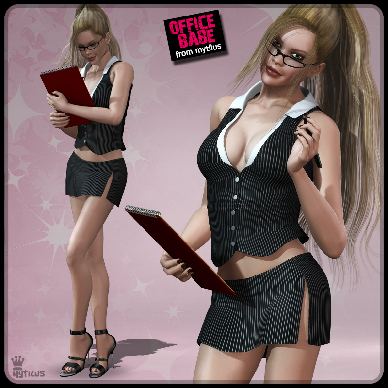 [daz服装] 来自mytilus的办公室宝贝-DAZ爱好者