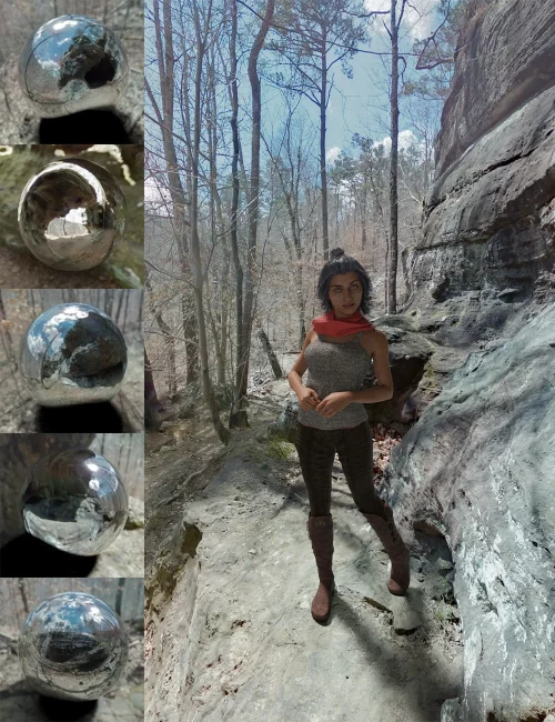 [daz场景] Orestes Iray HDRI 环境-高山悬崖-DAZ爱好者