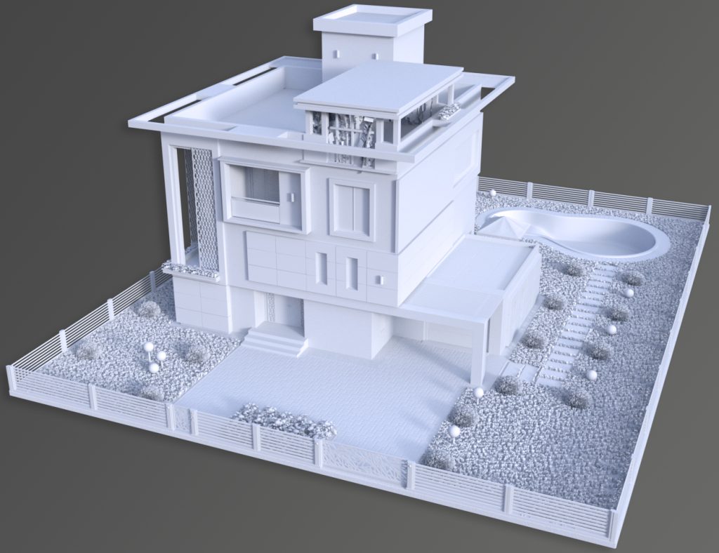 图片[3]-[daz场景] 现代风格的房屋 3-DAZ爱好者