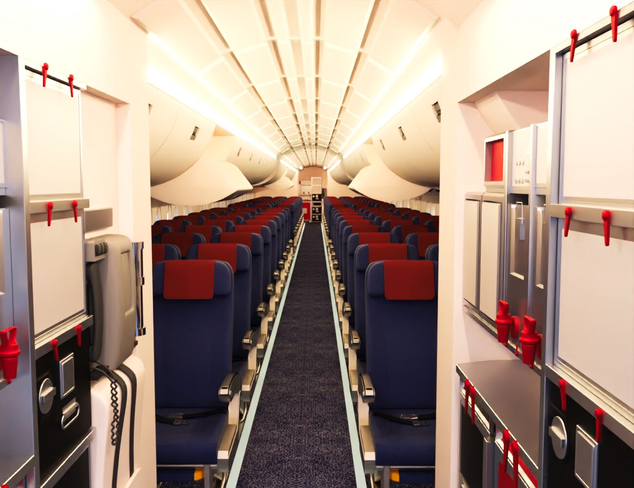 [daz场景] Commercial Airliner Interior Bundle