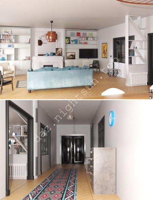 [daz场景] La Casa Apartment-DAZ爱好者