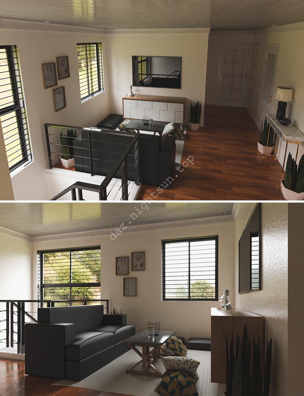 [daz场景] Avil Family Room-DAZ爱好者