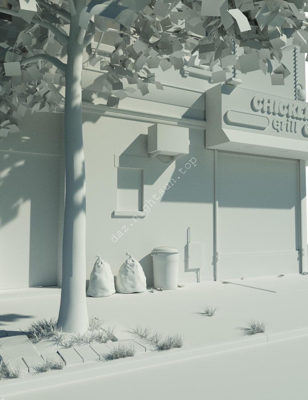 图片[2]-[daz场景] New York Fast Food Joint-DAZ爱好者