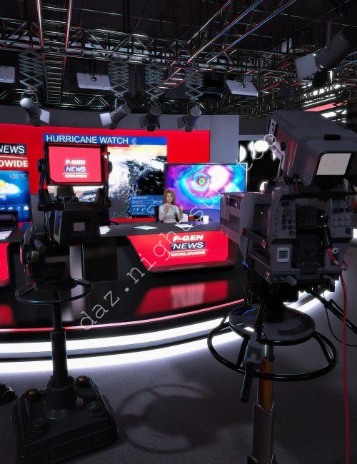 [daz场景] FG 新闻编辑部-DAZ爱好者