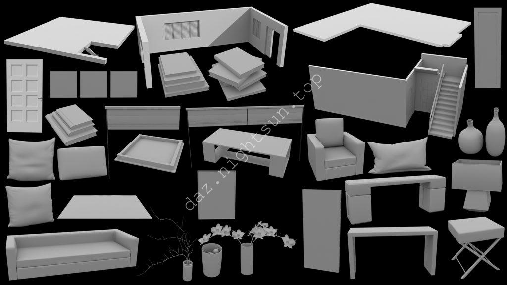 图片[3]-[daz场景] Avil 客厅-DAZ爱好者