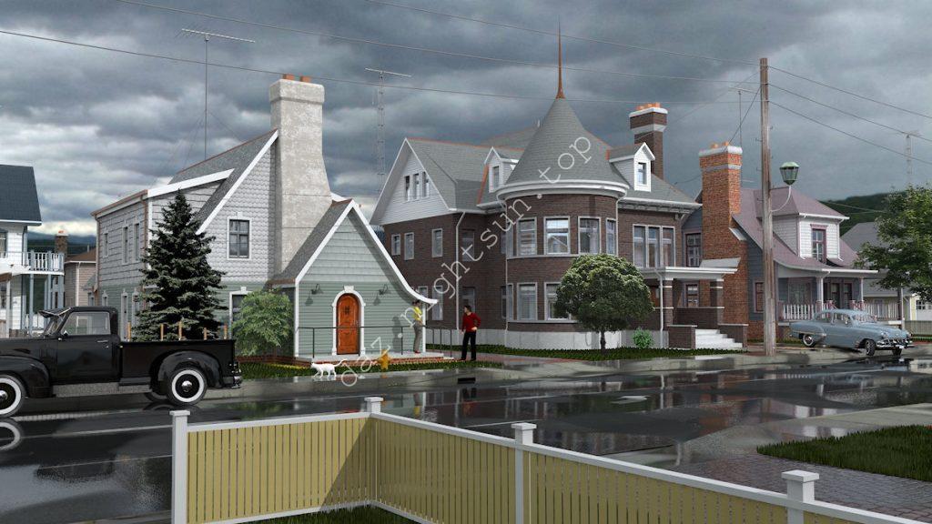 [daz场景] Movie Sets, City Block 18-DAZ爱好者