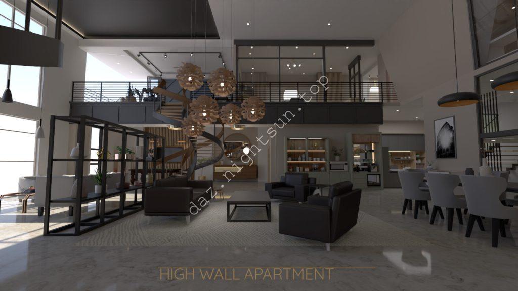 [daz场景] High Wall Apartment-DAZ爱好者
