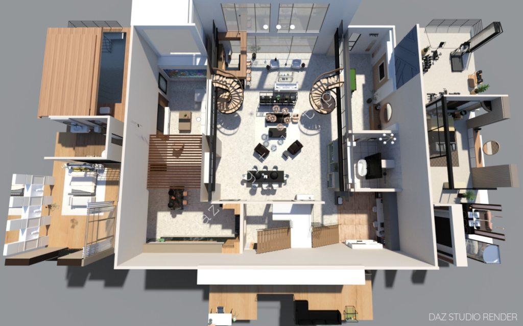 图片[2]-[daz场景] High Wall Apartment-DAZ爱好者