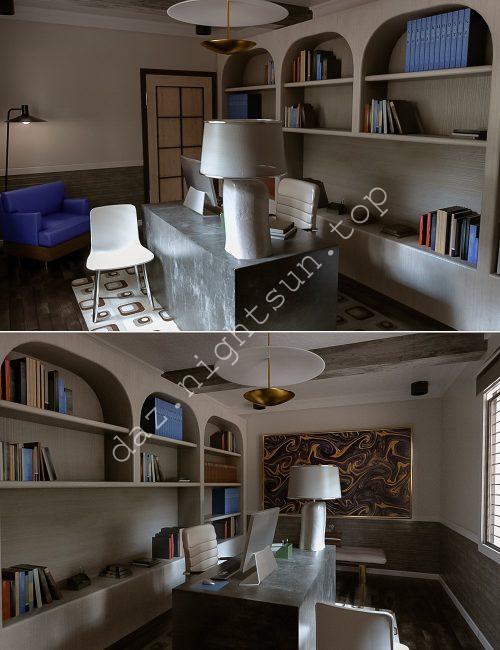 [daz场景] Avil Office Room-DAZ爱好者