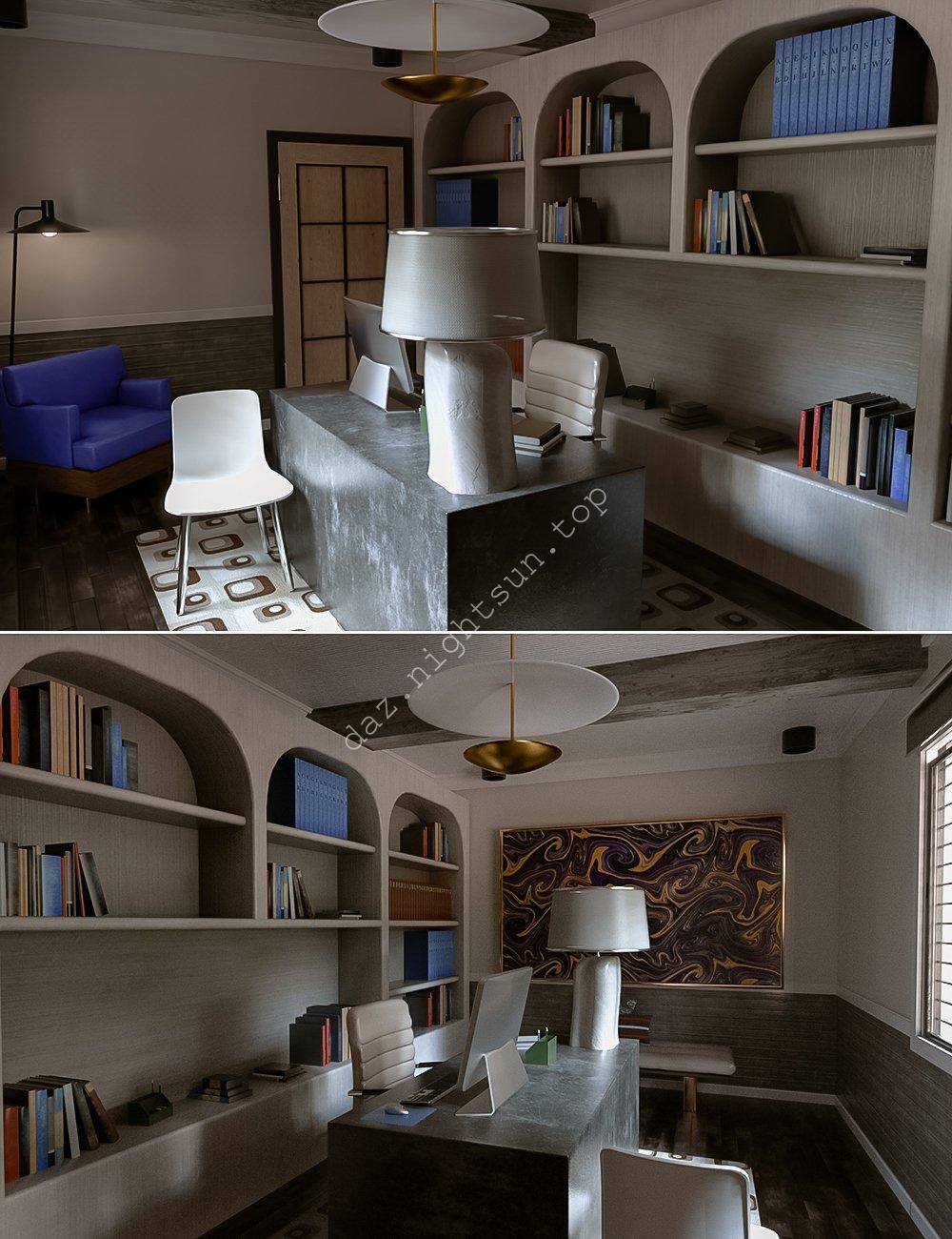 [daz场景] Avil Office Room-DAZ爱好者