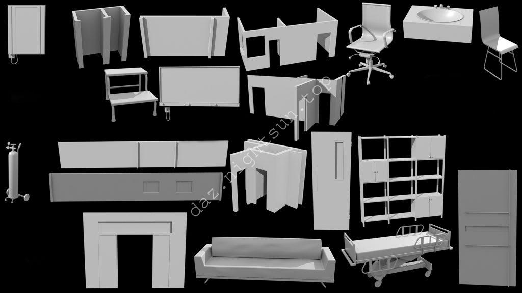图片[3]-[daz场景] Ambulatory Care Department-DAZ爱好者