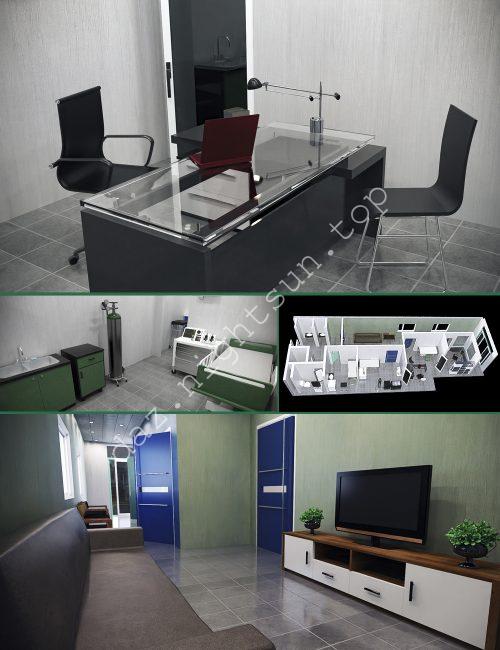 [daz场景] Ambulatory Care Department-DAZ爱好者