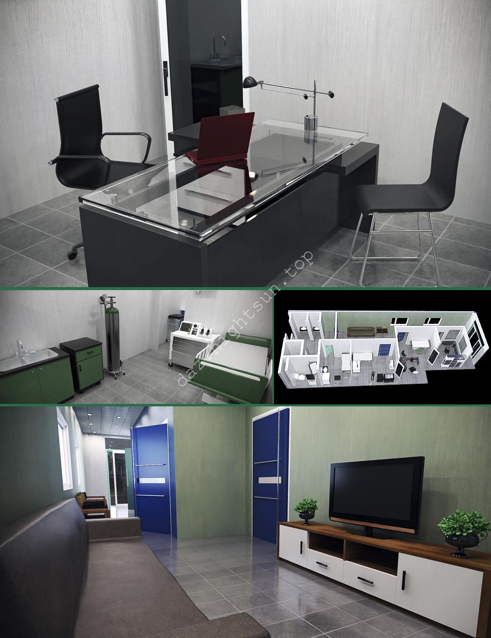 [daz场景] Ambulatory Care Department-DAZ爱好者