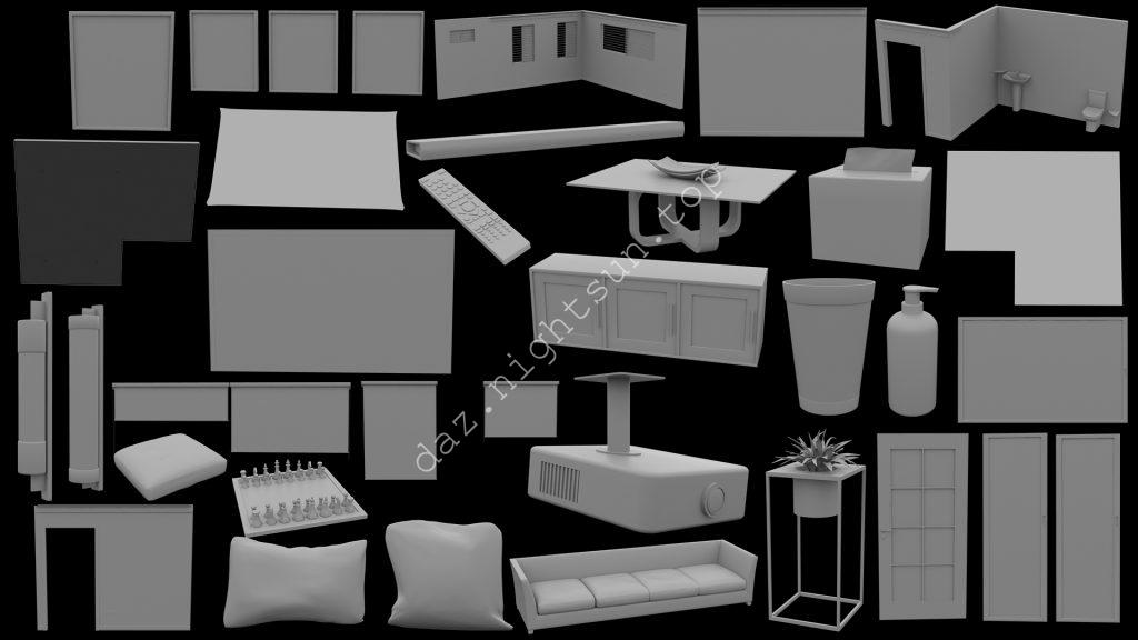 图片[3]-[daz场景] Avil Entertainment Room-DAZ爱好者