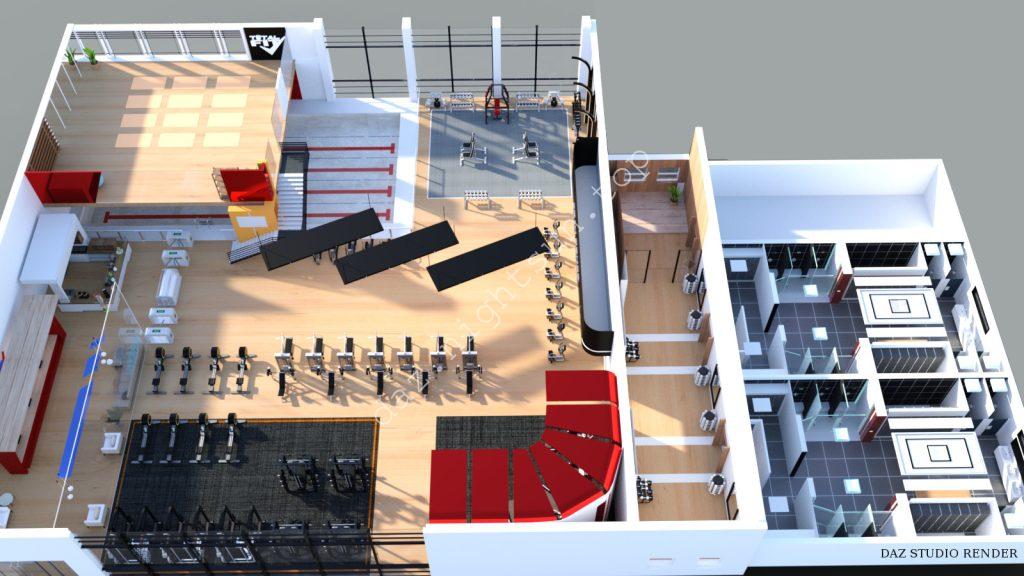 图片[2]-[daz场景] Total Fit Gym-DAZ爱好者