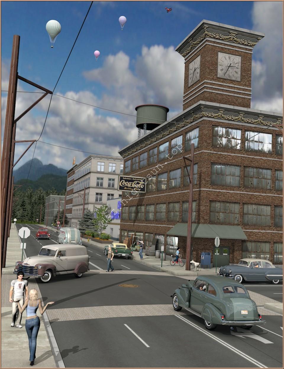 [daz场景] Movie Sets, Low Poly 09-DAZ爱好者