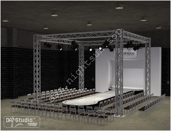 图片[2]-[daz场景] Fashion Catwalk-DAZ爱好者