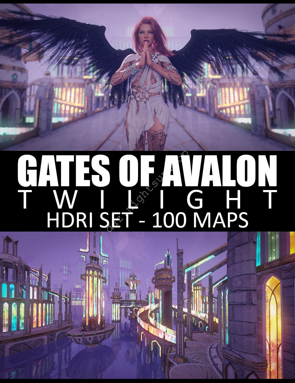 [daz场景] 100 HDRIs Gates of Avalon – Twilight-DAZ爱好者
