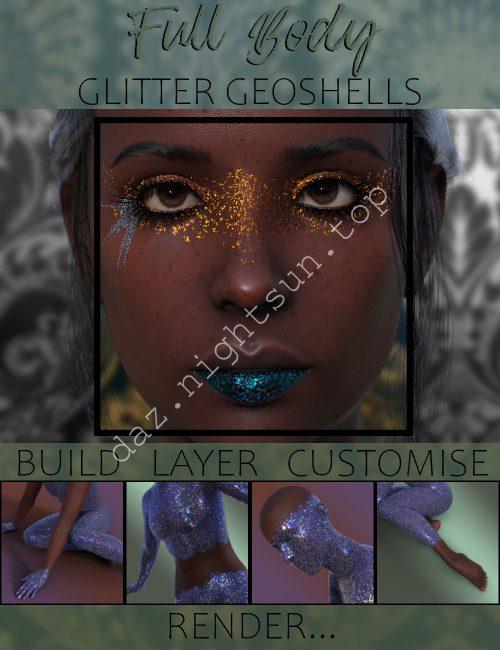 [daz材质] Full-Body Glitter Geoshells for Genesis 9-DAZ爱好者