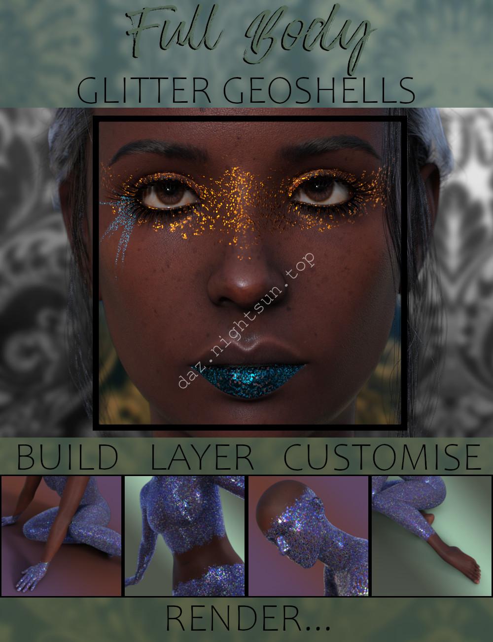 [daz材质] Full-Body Glitter Geoshells for Genesis 9-DAZ爱好者