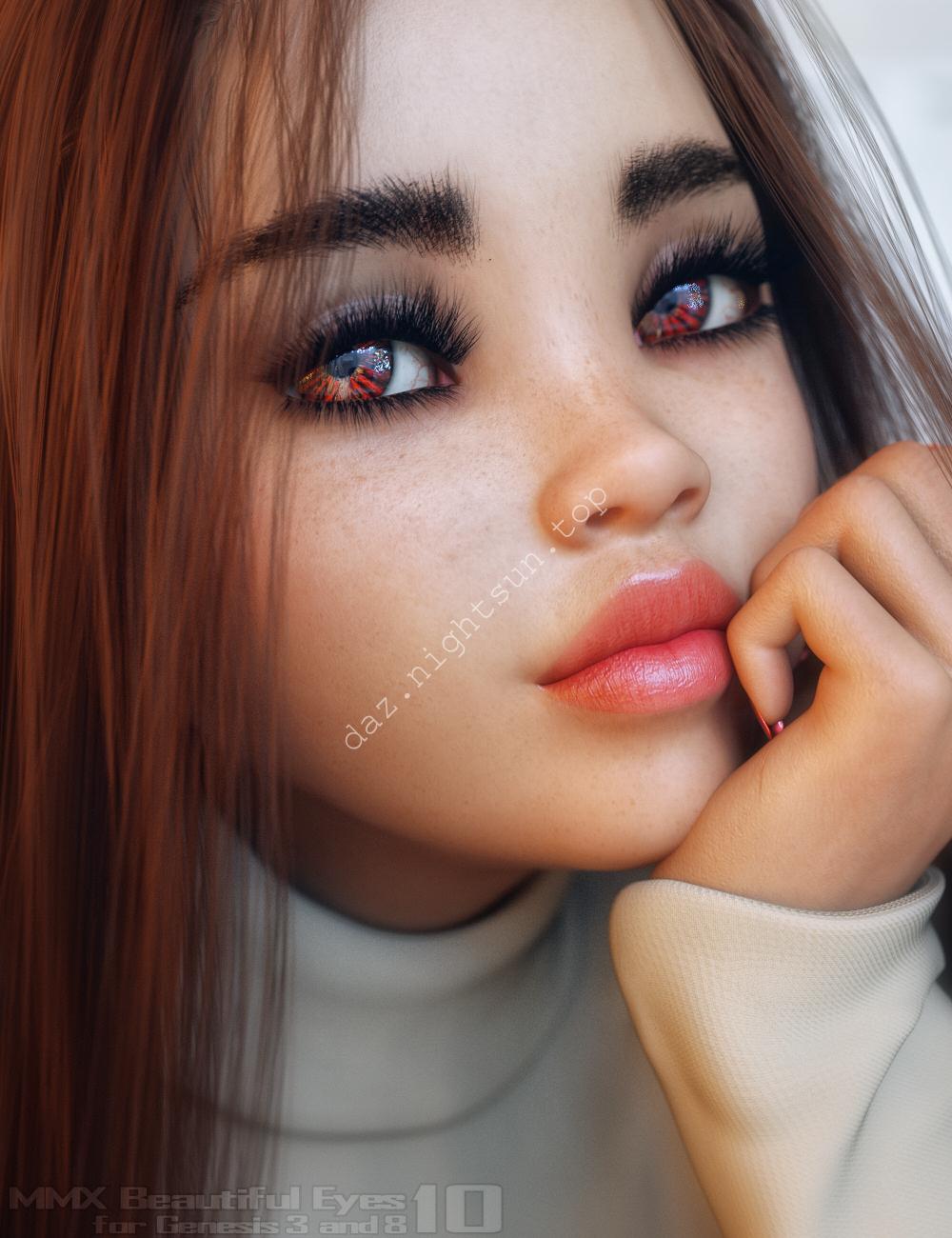 图片[3]-[daz材质] MMX Beautiful Eyes 10 for Genesis 3, 8, and 8.1-DAZ爱好者