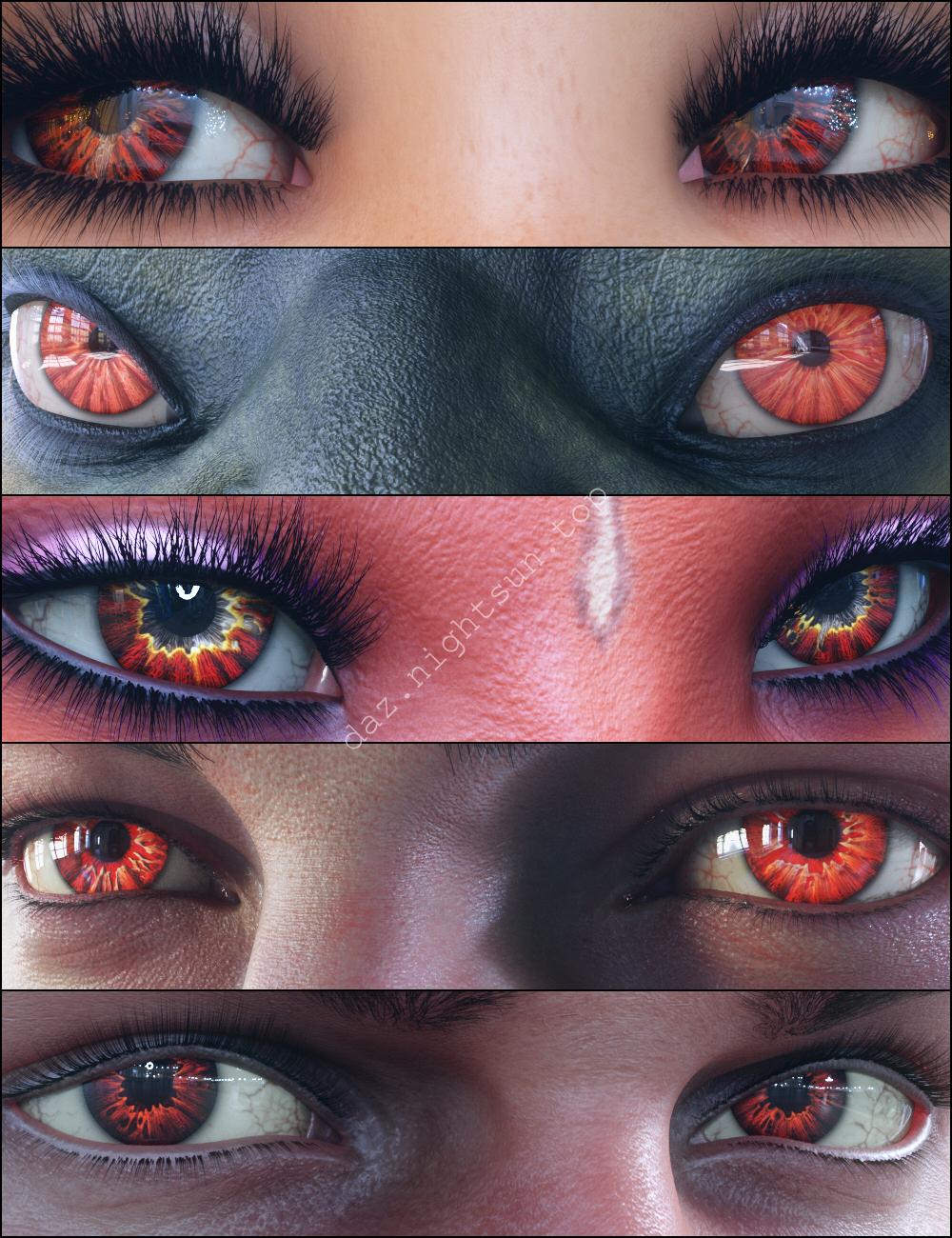 [daz材质] MMX Beautiful Eyes 10 for Genesis 3, 8, and 8.1-DAZ爱好者