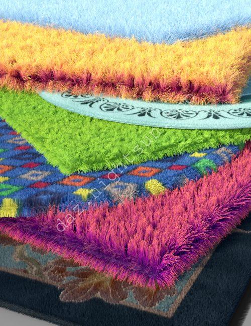 [daz道具] Fluffy Rugs-DAZ爱好者