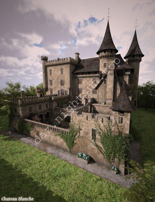 [daz场景] Chateau Blanche-DAZ爱好者