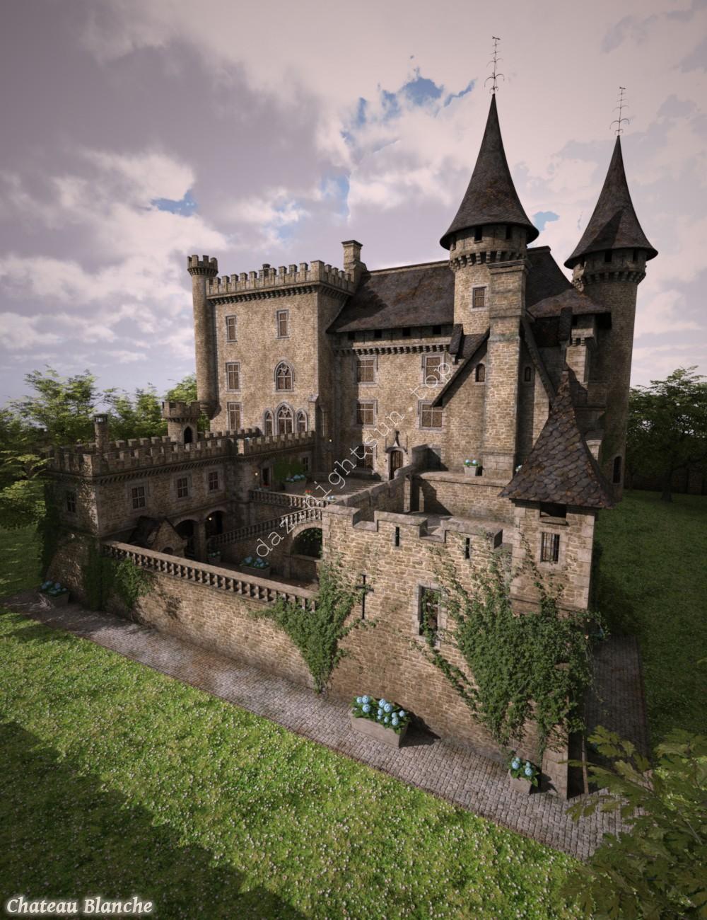 [daz场景] Chateau Blanche-DAZ爱好者