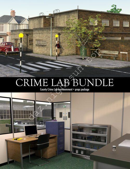 [daz场景] Crime Lab Bundle-DAZ爱好者