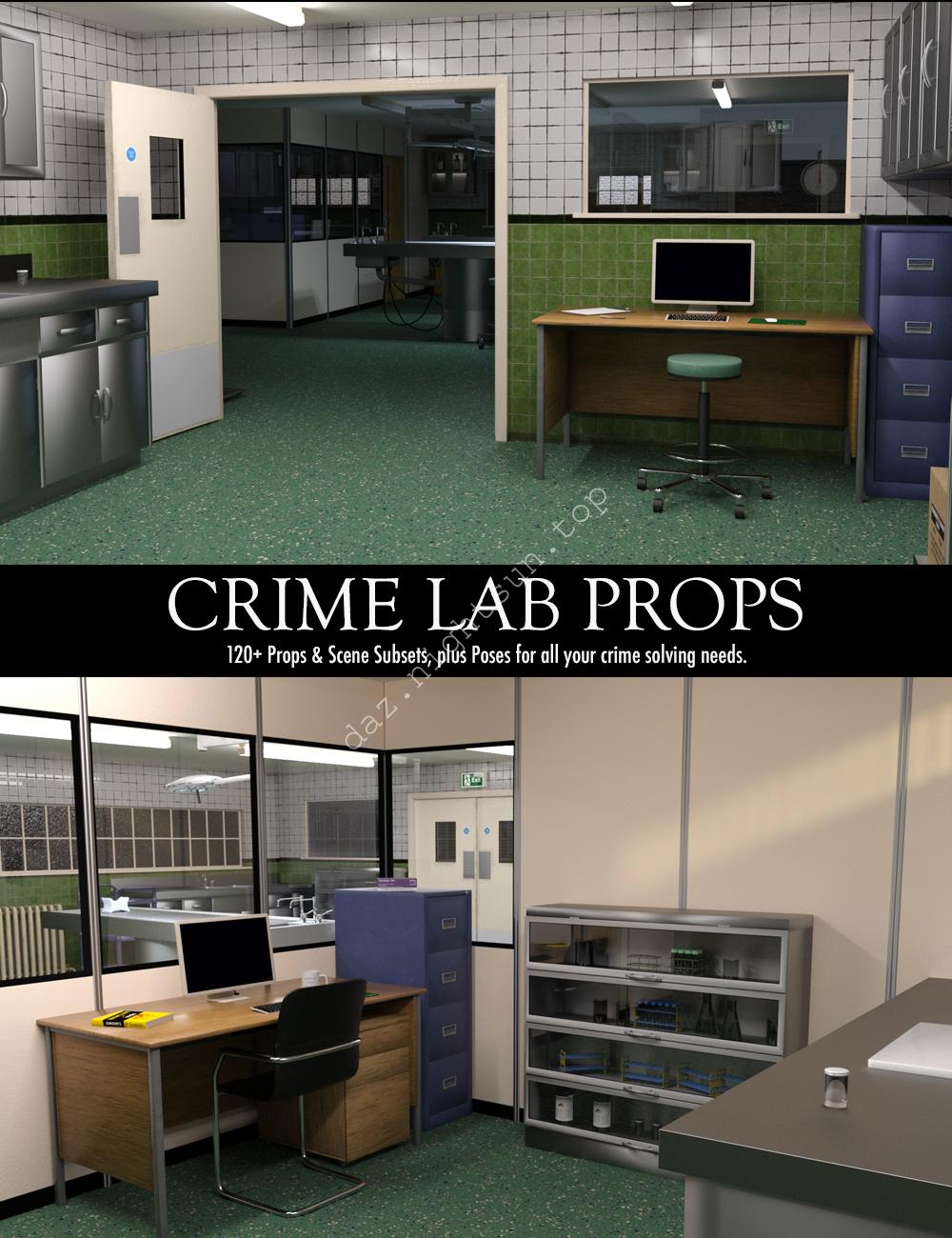 [daz场景] Crime Lab Bundle