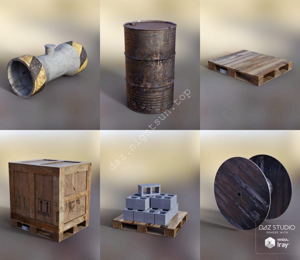 图片[3]-[daz场景] Abandoned Factory Floor-DAZ爱好者