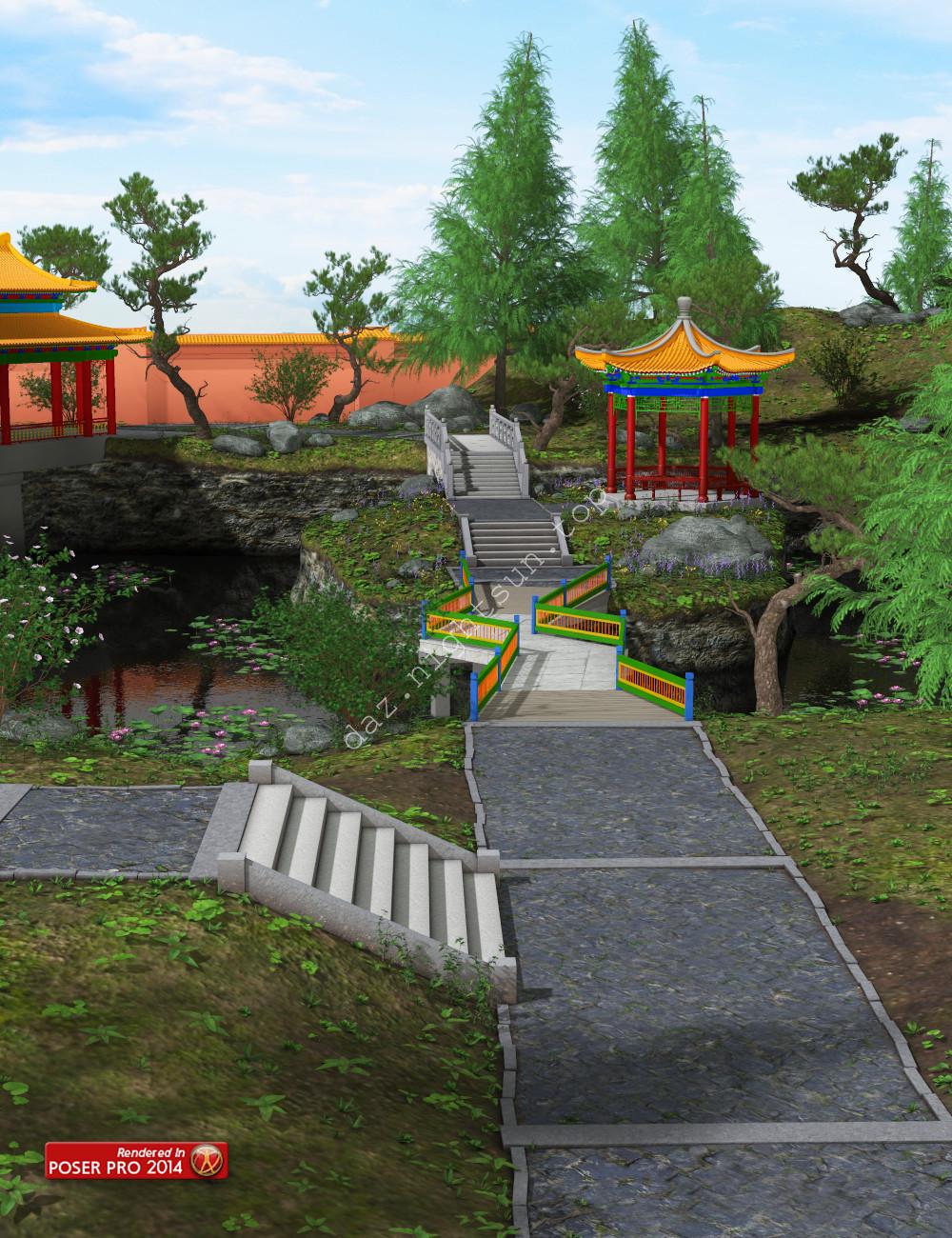 图片[2]-[daz场景] Chinese Garden-DAZ爱好者