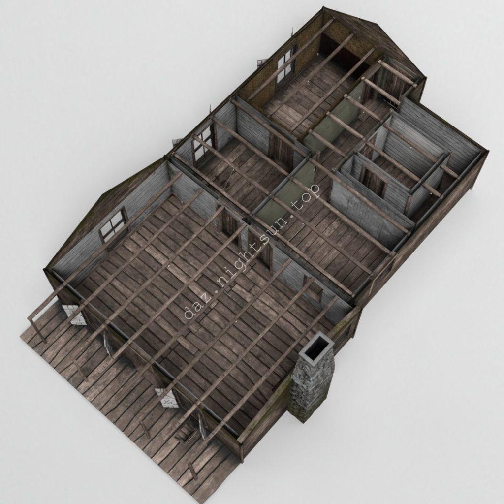 图片[2]-[daz场景] A Cabin in the Woods Bundle-DAZ爱好者