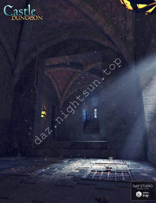 [daz场景] Castle Dungeon-DAZ爱好者