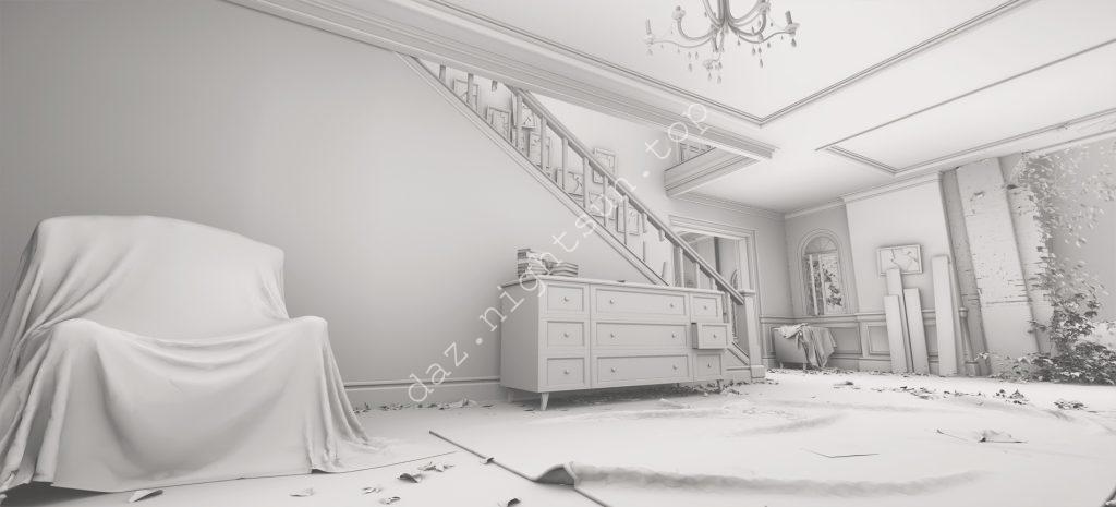 图片[2]-[daz场景] Abandoned : Home Sweet Home-DAZ爱好者