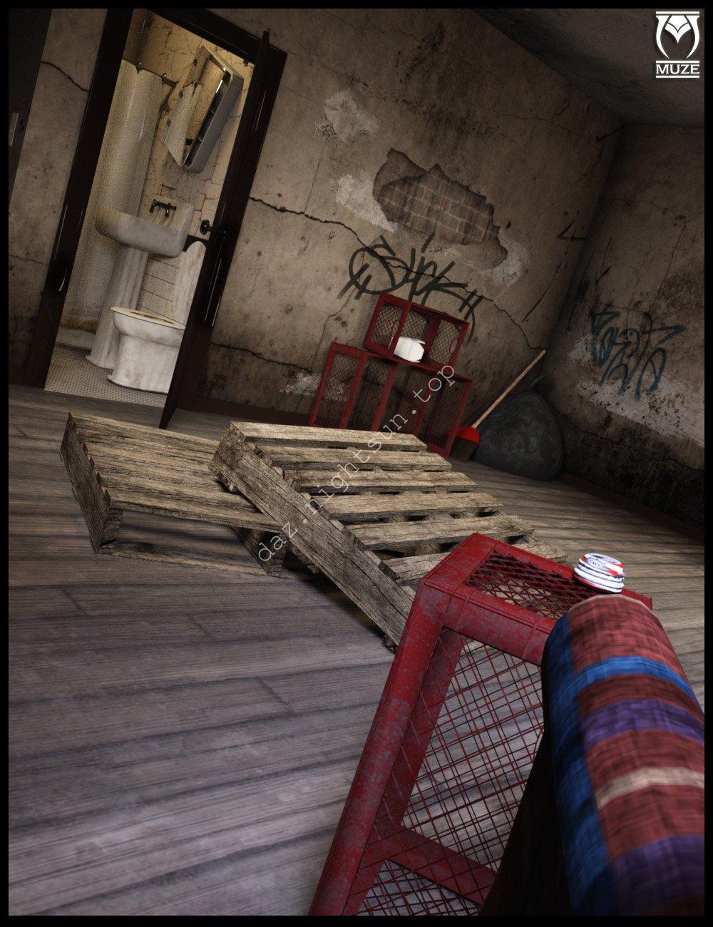 [daz场景] Abandoned Residence-DAZ爱好者